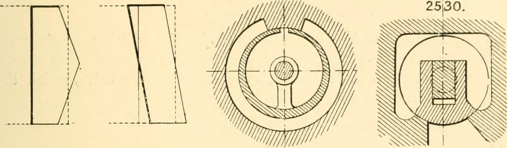 An illustration from The engineer's sketch-book of mechanical movements, devices, appliances, contrivances and details employed in the design and construction of machinery for every purpose;, 1902, leaf 331