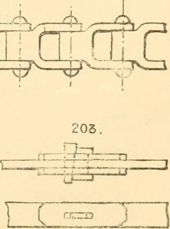 An illustration from The engineer's sketch-book of mechanical movements, devices, appliances, contrivances and details employed in the design and construction of machinery for every purpose;, 1902, leaf 37