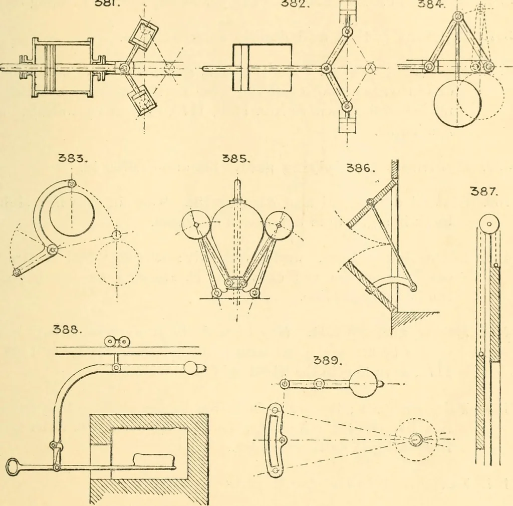 An illustration from The engineer's sketch-book of mechanical movements, devices, appliances, contrivances and details employed in the design and construction of machinery for every purpose;, 1902, leaf 63
