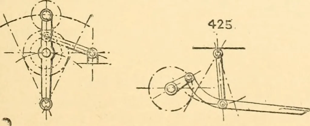 An illustration from The engineer's sketch-book of mechanical movements, devices, appliances, contrivances and details employed in the design and construction of machinery for every purpose;, 1902, leaf 67
