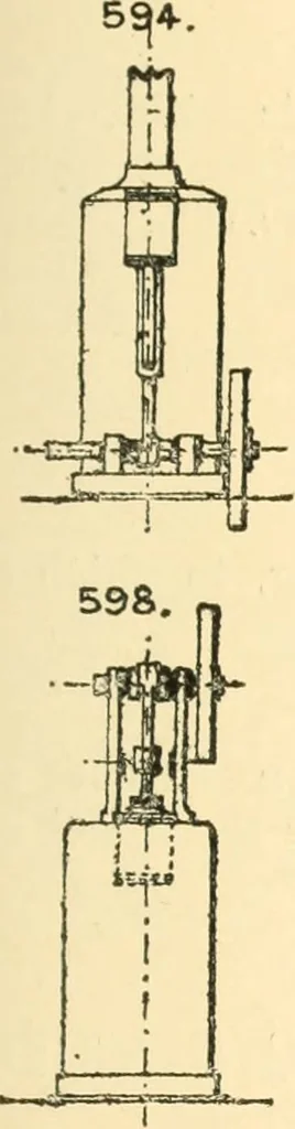An illustration from The engineer's sketch-book of mechanical movements, devices, appliances, contrivances and details employed in the design and construction of machinery for every purpose;, 1902, leaf 89