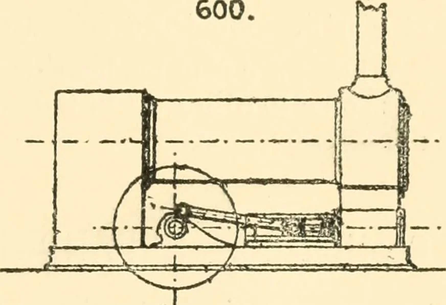 An illustration from The engineer's sketch-book of mechanical movements, devices, appliances, contrivances and details employed in the design and construction of machinery for every purpose;, 1902, leaf 89