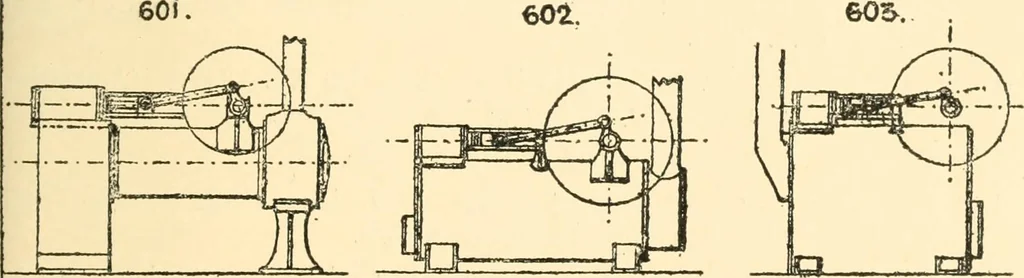 An illustration from The engineer's sketch-book of mechanical movements, devices, appliances, contrivances and details employed in the design and construction of machinery for every purpose;, 1902, leaf 89