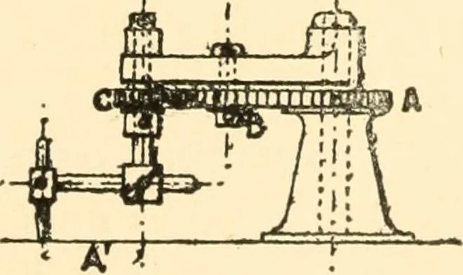 An illustration from The engineer's sketch-book of mechanical movements, devices, appliances, contrivances and details employed in the design and construction of machinery for every purpose;, 1902, leaf 89