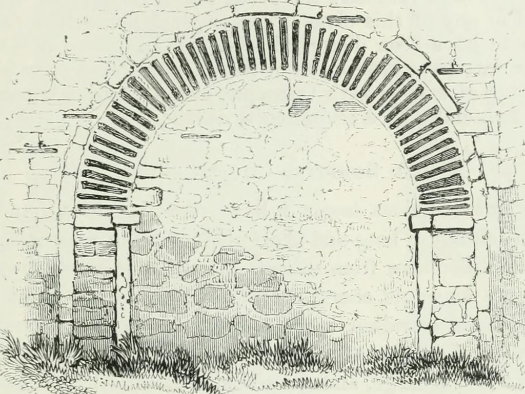 An illustration from An attempt to discriminate the styles of architecture in England : from the Conquest to the Reformation : with a sketch of the Grecian and Roman orders, 1862, leaf 100