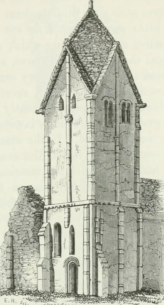 An illustration from An attempt to discriminate the styles of architecture in England : from the Conquest to the Reformation : with a sketch of the Grecian and Roman orders, 1862, leaf 104