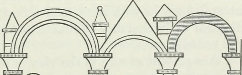 An illustration from An attempt to discriminate the styles of architecture in England : from the Conquest to the Reformation : with a sketch of the Grecian and Roman orders, 1862, leaf 106