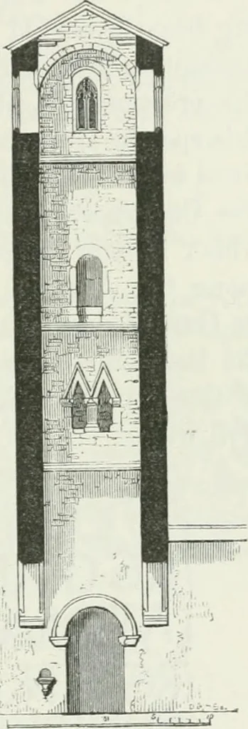 An illustration from An attempt to discriminate the styles of architecture in England : from the Conquest to the Reformation : with a sketch of the Grecian and Roman orders, 1862, leaf 108