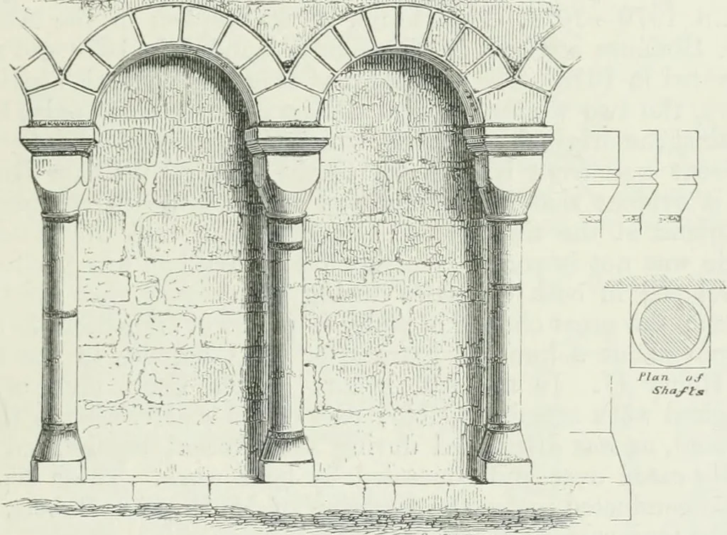 An illustration from An attempt to discriminate the styles of architecture in England : from the Conquest to the Reformation : with a sketch of the Grecian and Roman orders, 1862, leaf 126