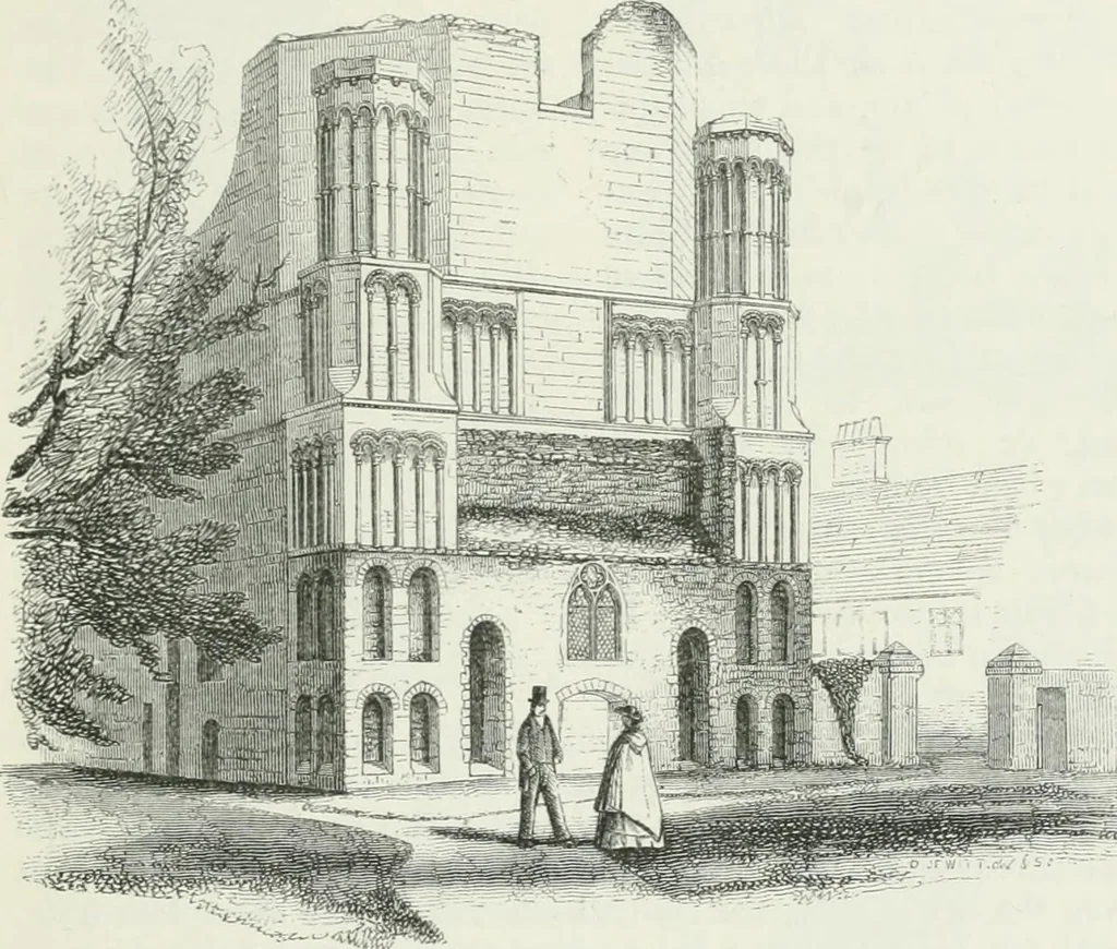 An illustration from An attempt to discriminate the styles of architecture in England : from the Conquest to the Reformation : with a sketch of the Grecian and Roman orders, 1862, leaf 130