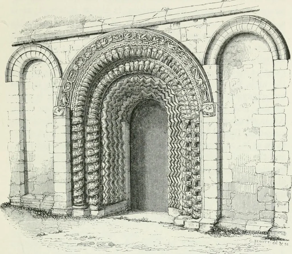 An illustration from An attempt to discriminate the styles of architecture in England : from the Conquest to the Reformation : with a sketch of the Grecian and Roman orders, 1862, leaf 138