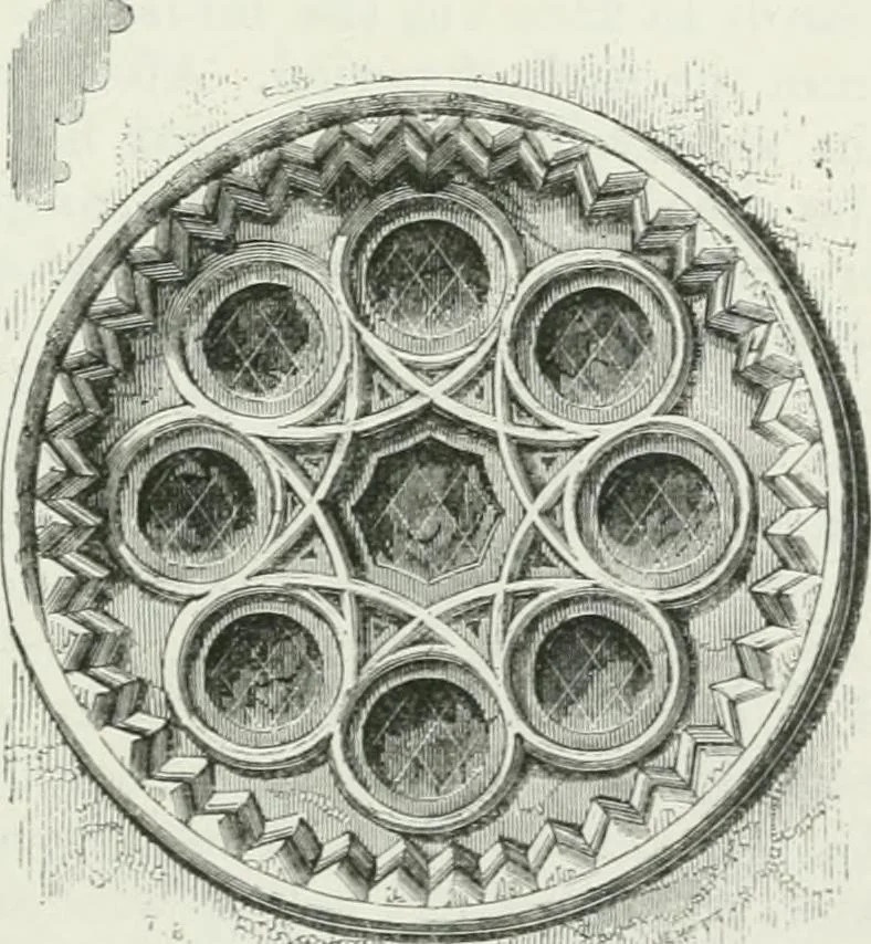 An illustration from An attempt to discriminate the styles of architecture in England : from the Conquest to the Reformation : with a sketch of the Grecian and Roman orders, 1862, leaf 140