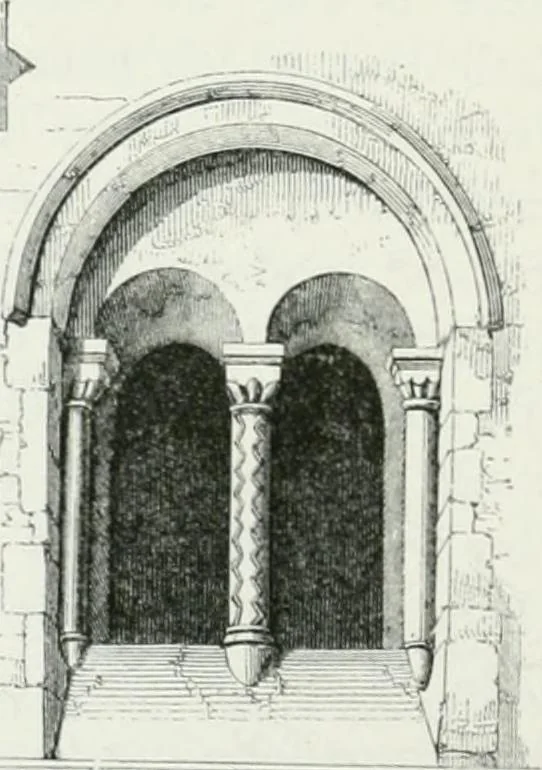 An illustration from An attempt to discriminate the styles of architecture in England : from the Conquest to the Reformation : with a sketch of the Grecian and Roman orders, 1862, leaf 141