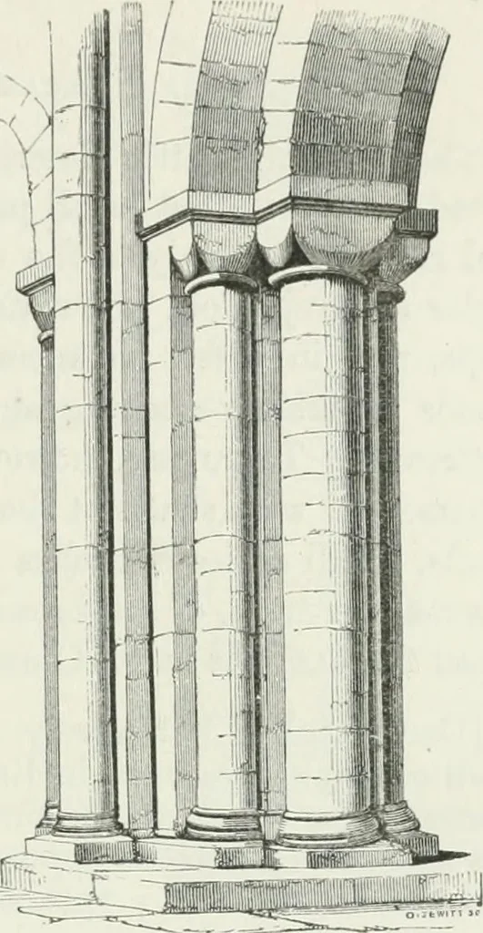 An illustration from An attempt to discriminate the styles of architecture in England : from the Conquest to the Reformation : with a sketch of the Grecian and Roman orders, 1862, leaf 148
