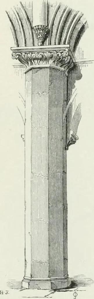 An illustration from An attempt to discriminate the styles of architecture in England : from the Conquest to the Reformation : with a sketch of the Grecian and Roman orders, 1862, leaf 148