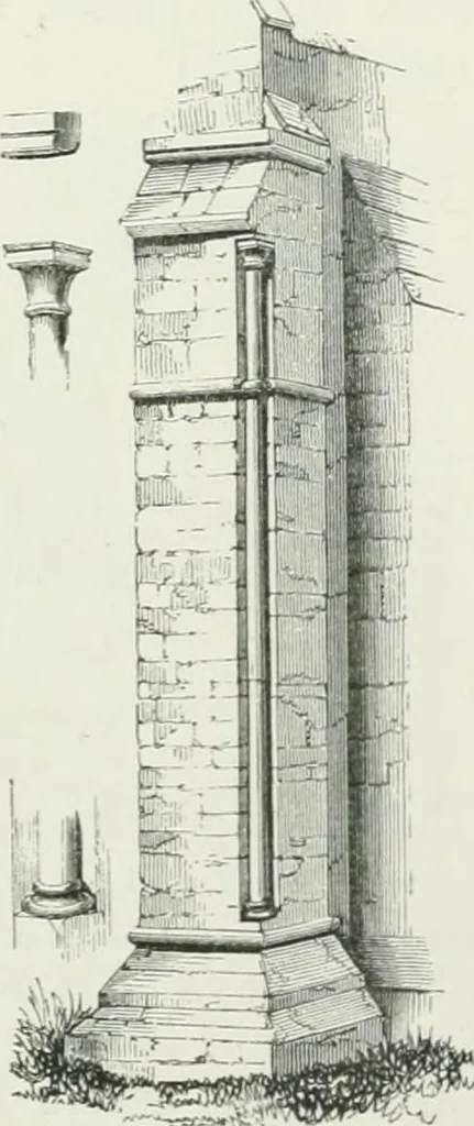 An illustration from An attempt to discriminate the styles of architecture in England : from the Conquest to the Reformation : with a sketch of the Grecian and Roman orders, 1862, leaf 150