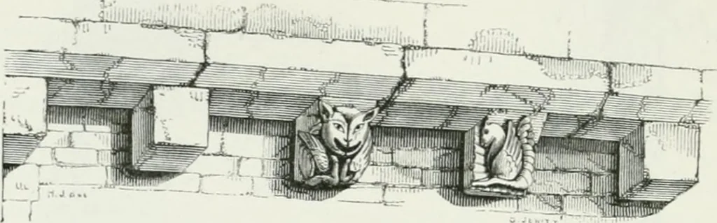 An illustration from An attempt to discriminate the styles of architecture in England : from the Conquest to the Reformation : with a sketch of the Grecian and Roman orders, 1862, leaf 151