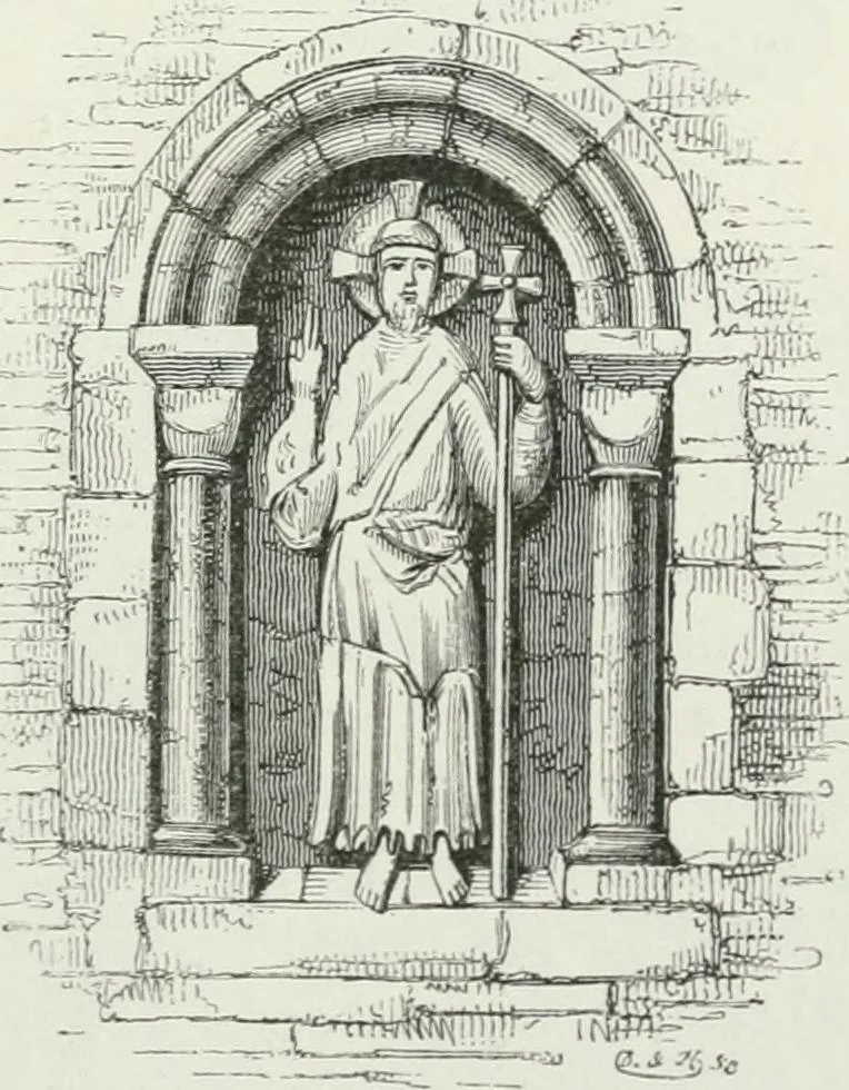 An illustration from An attempt to discriminate the styles of architecture in England : from the Conquest to the Reformation : with a sketch of the Grecian and Roman orders, 1862, leaf 152