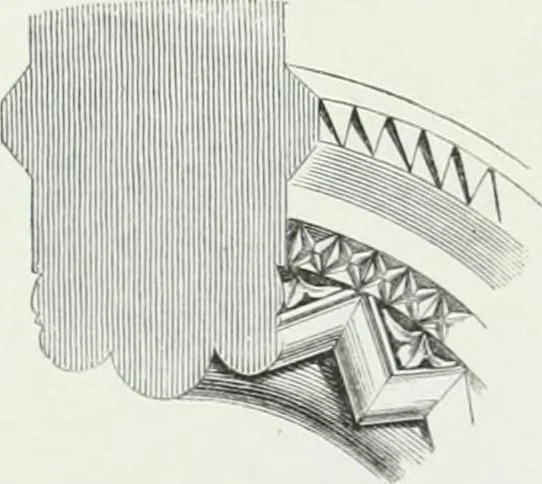 An illustration from An attempt to discriminate the styles of architecture in England : from the Conquest to the Reformation : with a sketch of the Grecian and Roman orders, 1862, leaf 153