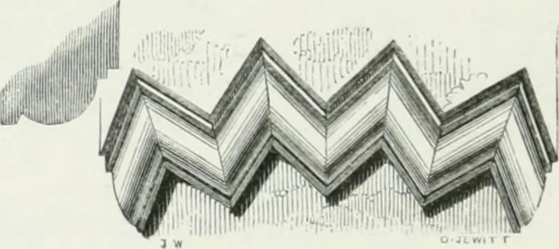 An illustration from An attempt to discriminate the styles of architecture in England : from the Conquest to the Reformation : with a sketch of the Grecian and Roman orders, 1862, leaf 153