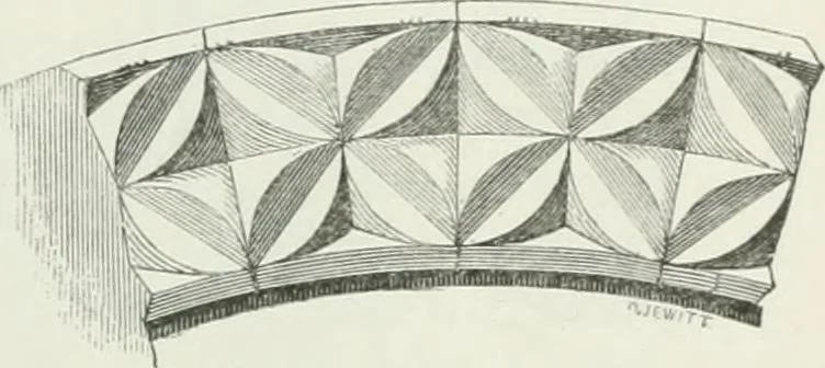 An illustration from An attempt to discriminate the styles of architecture in England : from the Conquest to the Reformation : with a sketch of the Grecian and Roman orders, 1862, leaf 154