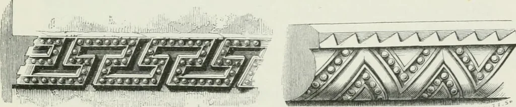 An illustration from An attempt to discriminate the styles of architecture in England : from the Conquest to the Reformation : with a sketch of the Grecian and Roman orders, 1862, leaf 154
