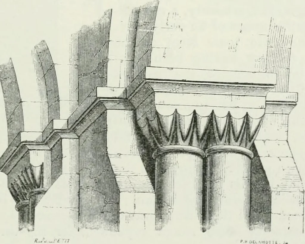 An illustration from An attempt to discriminate the styles of architecture in England : from the Conquest to the Reformation : with a sketch of the Grecian and Roman orders, 1862, leaf 160
