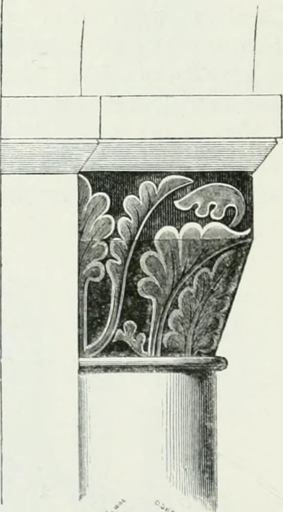 An illustration from An attempt to discriminate the styles of architecture in England : from the Conquest to the Reformation : with a sketch of the Grecian and Roman orders, 1862, leaf 161