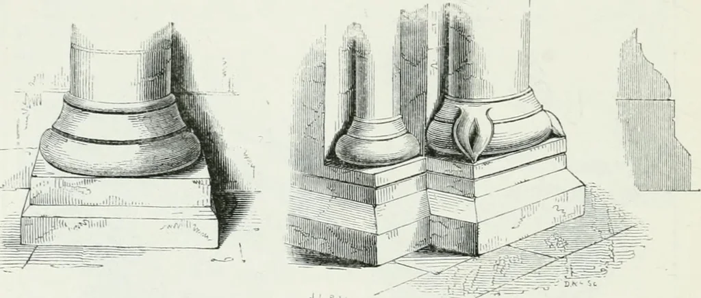 An illustration from An attempt to discriminate the styles of architecture in England : from the Conquest to the Reformation : with a sketch of the Grecian and Roman orders, 1862, leaf 163