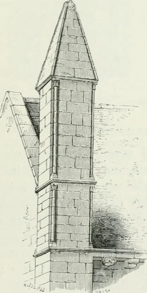 An illustration from An attempt to discriminate the styles of architecture in England : from the Conquest to the Reformation : with a sketch of the Grecian and Roman orders, 1862, leaf 164
