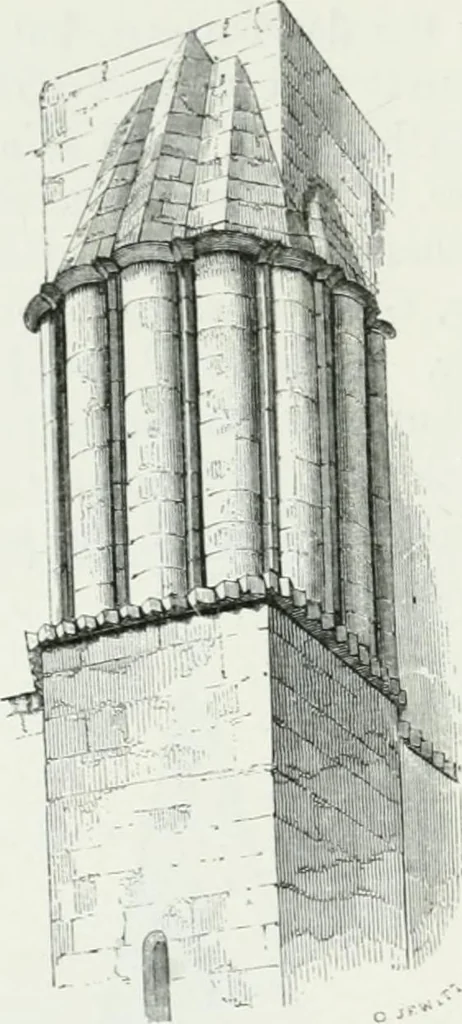 An illustration from An attempt to discriminate the styles of architecture in England : from the Conquest to the Reformation : with a sketch of the Grecian and Roman orders, 1862, leaf 165