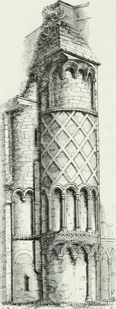 An illustration from An attempt to discriminate the styles of architecture in England : from the Conquest to the Reformation : with a sketch of the Grecian and Roman orders, 1862, leaf 165