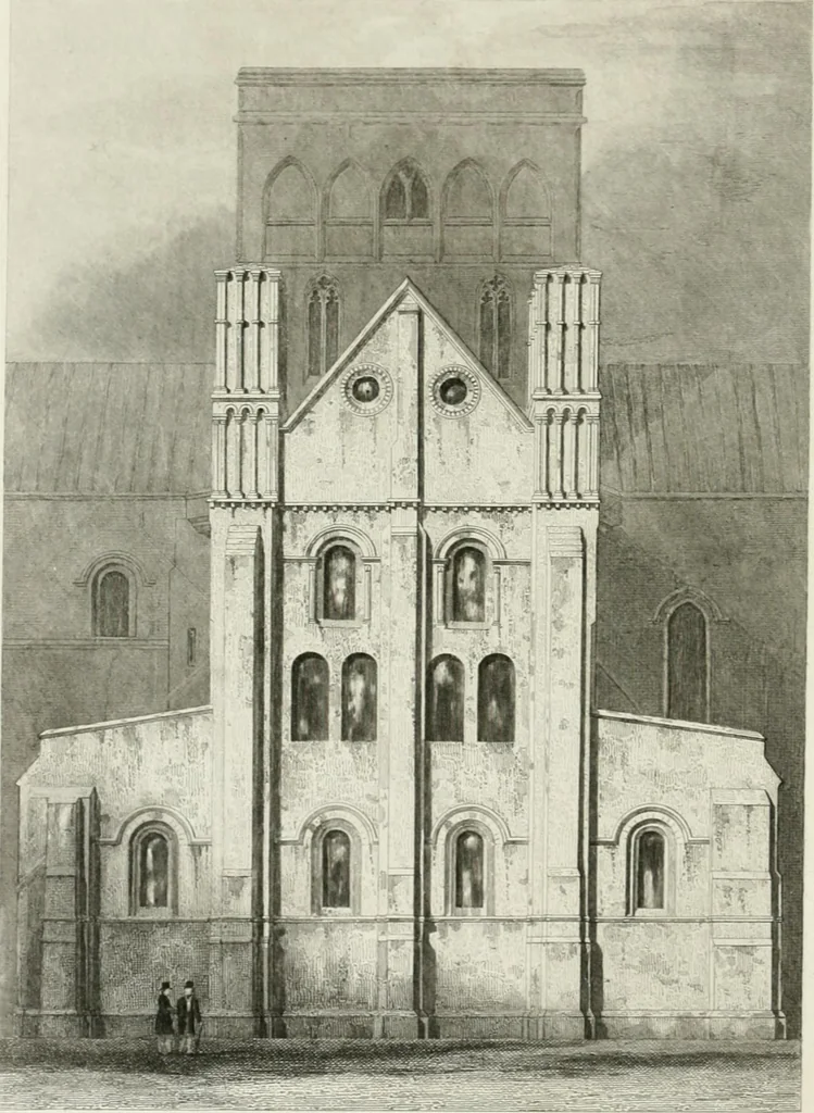 An illustration from An attempt to discriminate the styles of architecture in England : from the Conquest to the Reformation : with a sketch of the Grecian and Roman orders, 1862, leaf 169