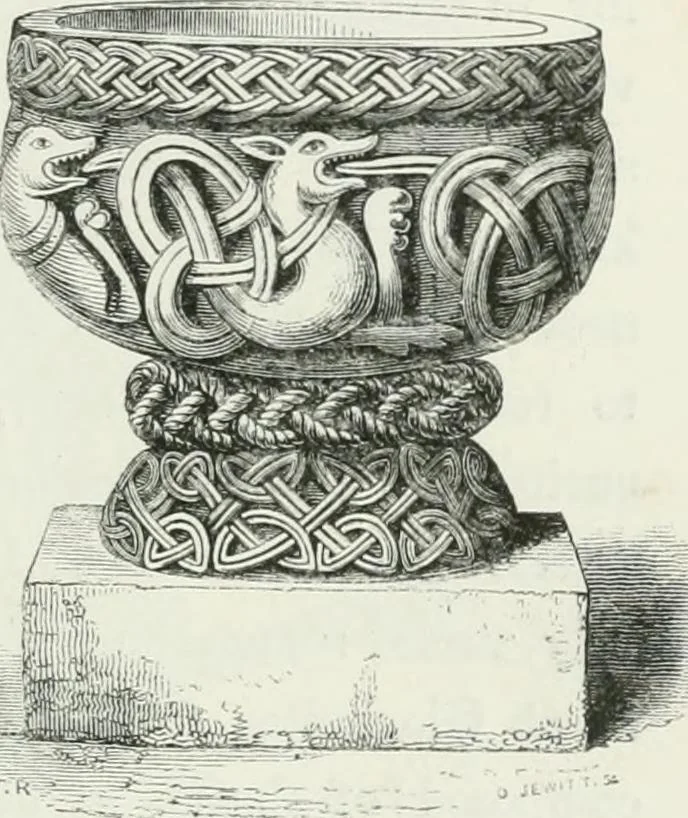 An illustration from An attempt to discriminate the styles of architecture in England : from the Conquest to the Reformation : with a sketch of the Grecian and Roman orders, 1862, leaf 174