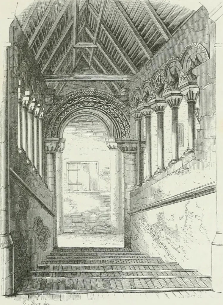 An illustration from An attempt to discriminate the styles of architecture in England : from the Conquest to the Reformation : with a sketch of the Grecian and Roman orders, 1862, leaf 176