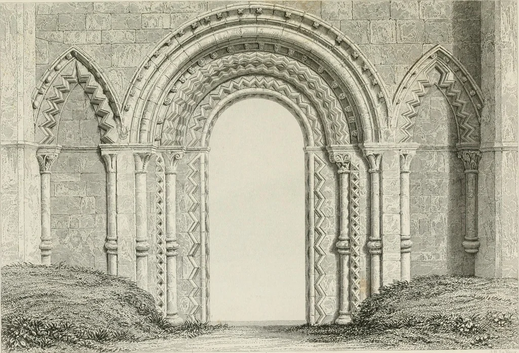 An illustration from An attempt to discriminate the styles of architecture in England : from the Conquest to the Reformation : with a sketch of the Grecian and Roman orders, 1862, leaf 178