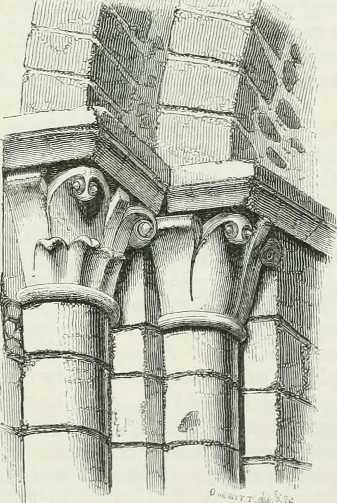 An illustration from An attempt to discriminate the styles of architecture in England : from the Conquest to the Reformation : with a sketch of the Grecian and Roman orders, 1862, leaf 180