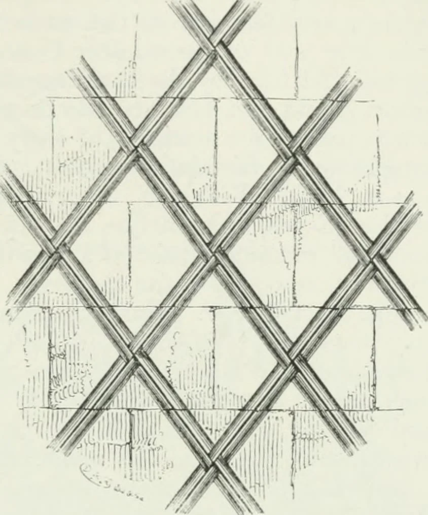 An illustration from An attempt to discriminate the styles of architecture in England : from the Conquest to the Reformation : with a sketch of the Grecian and Roman orders, 1862, leaf 186