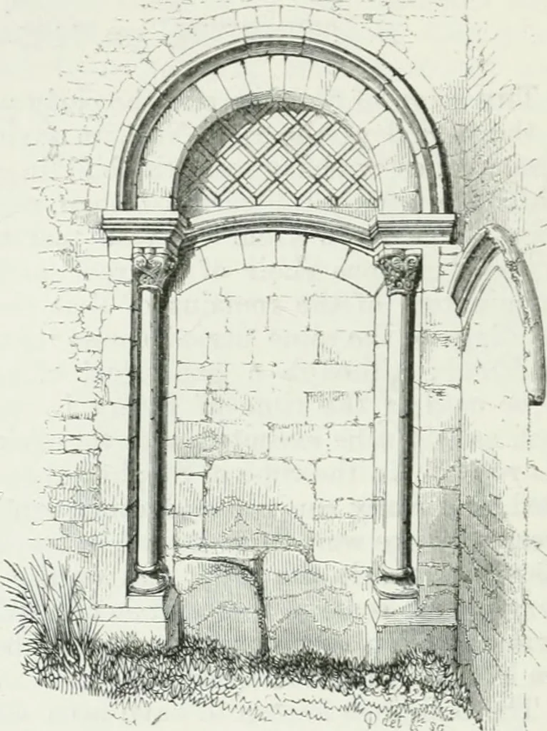 An illustration from An attempt to discriminate the styles of architecture in England : from the Conquest to the Reformation : with a sketch of the Grecian and Roman orders, 1862, leaf 193