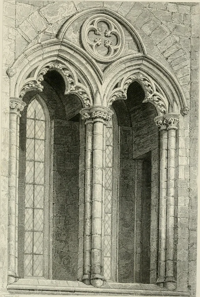 An illustration from An attempt to discriminate the styles of architecture in England : from the Conquest to the Reformation : with a sketch of the Grecian and Roman orders, 1862, leaf 226