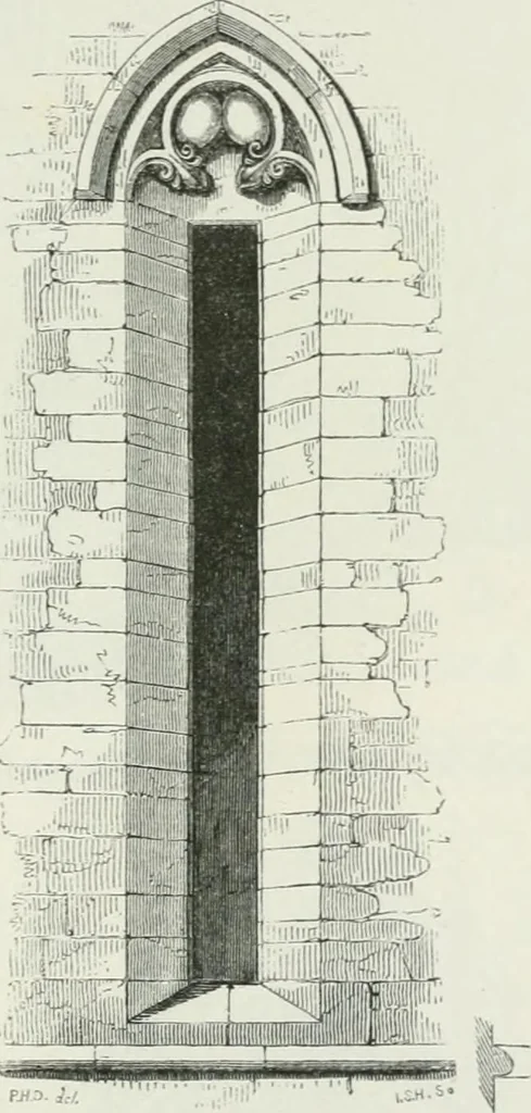 An illustration from An attempt to discriminate the styles of architecture in England : from the Conquest to the Reformation : with a sketch of the Grecian and Roman orders, 1862, leaf 228