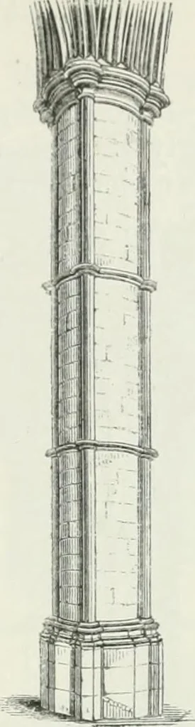 An illustration from An attempt to discriminate the styles of architecture in England : from the Conquest to the Reformation : with a sketch of the Grecian and Roman orders, 1862, leaf 236