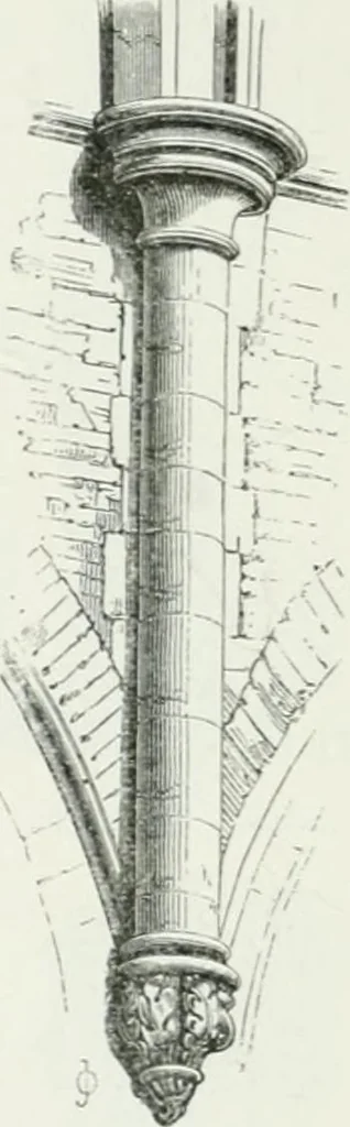 An illustration from An attempt to discriminate the styles of architecture in England : from the Conquest to the Reformation : with a sketch of the Grecian and Roman orders, 1862, leaf 237
