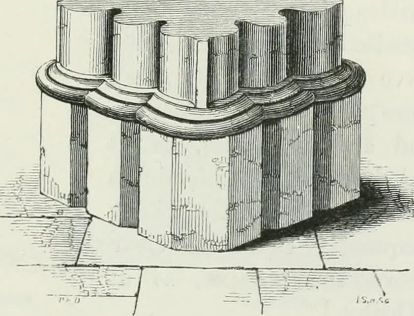 An illustration from An attempt to discriminate the styles of architecture in England : from the Conquest to the Reformation : with a sketch of the Grecian and Roman orders, 1862, leaf 240