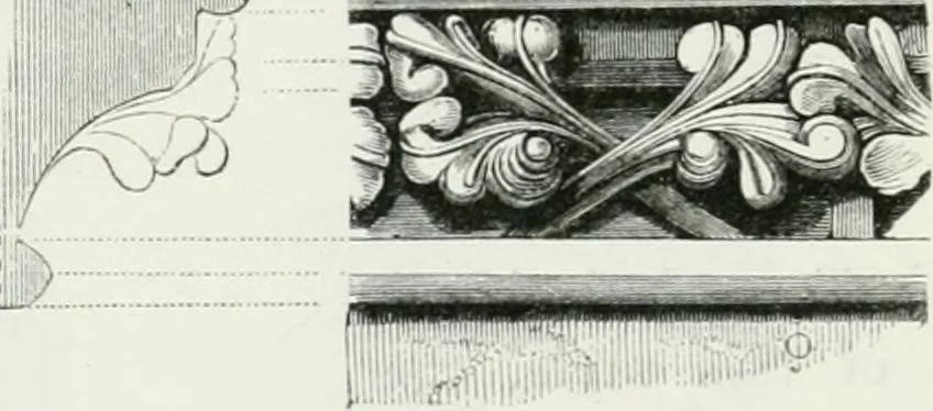 An illustration from An attempt to discriminate the styles of architecture in England : from the Conquest to the Reformation : with a sketch of the Grecian and Roman orders, 1862, leaf 243