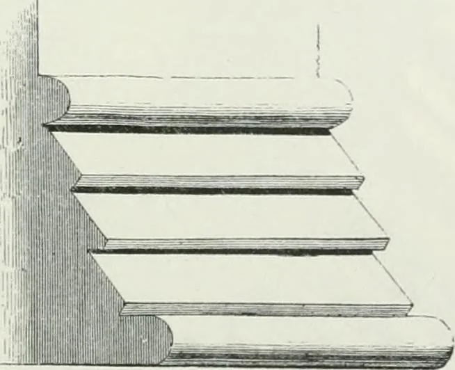 An illustration from An attempt to discriminate the styles of architecture in England : from the Conquest to the Reformation : with a sketch of the Grecian and Roman orders, 1862, leaf 244