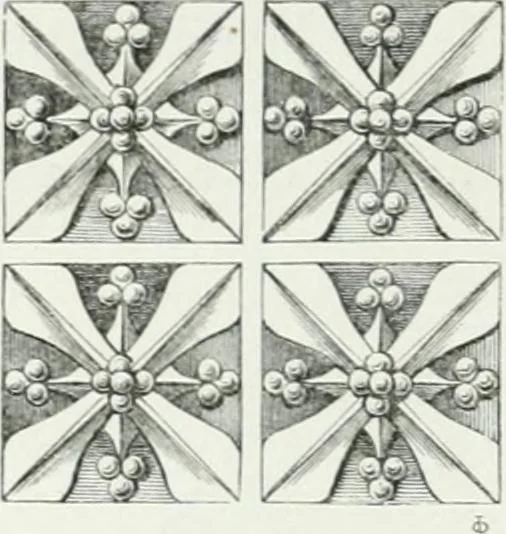 An illustration from An attempt to discriminate the styles of architecture in England : from the Conquest to the Reformation : with a sketch of the Grecian and Roman orders, 1862, leaf 249
