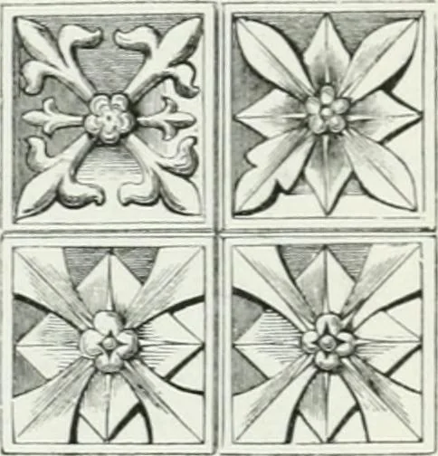 An illustration from An attempt to discriminate the styles of architecture in England : from the Conquest to the Reformation : with a sketch of the Grecian and Roman orders, 1862, leaf 249