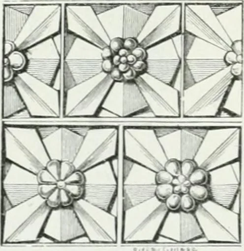 An illustration from An attempt to discriminate the styles of architecture in England : from the Conquest to the Reformation : with a sketch of the Grecian and Roman orders, 1862, leaf 249
