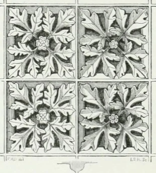 An illustration from An attempt to discriminate the styles of architecture in England : from the Conquest to the Reformation : with a sketch of the Grecian and Roman orders, 1862, leaf 249